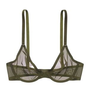 Cuup The Plunge- Mesh Size 34G in Moss